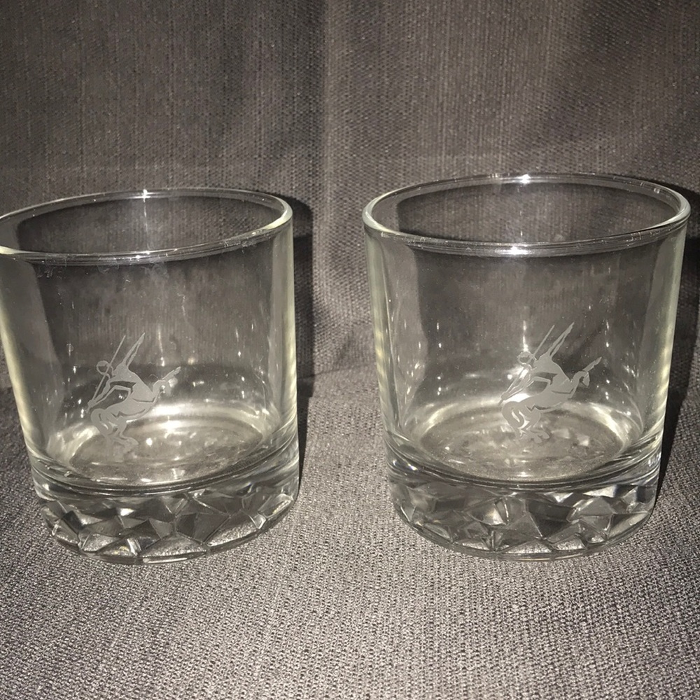 Remy Martin whiskey glasses (2)